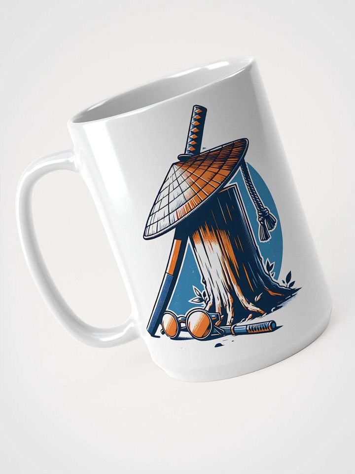 Edo Samurai Sunset Coffee Mug – Sip in Zen Serenity product image (2)