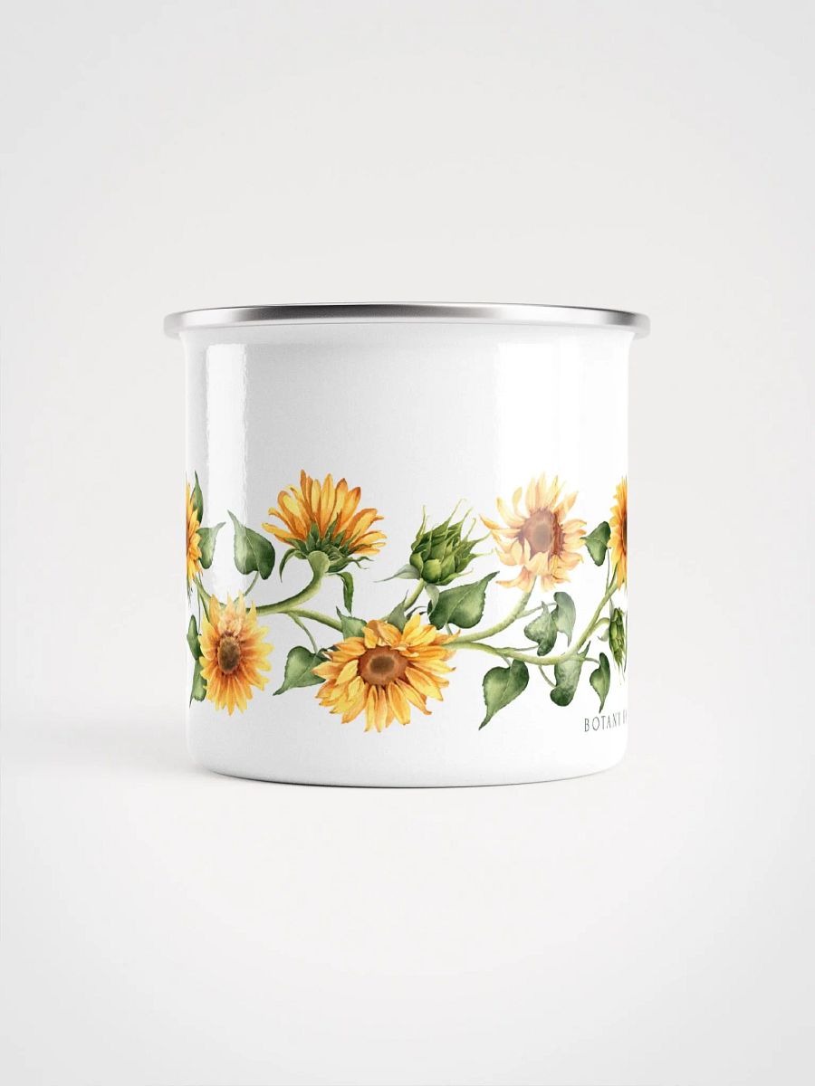 Sunflower Vine Enamel Camping Mug product image (2)