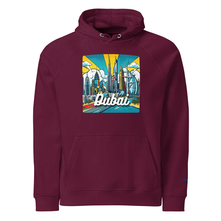 SOL'S Unisex Eco Raglan Hoodie | AI Design dubai city product image (1)