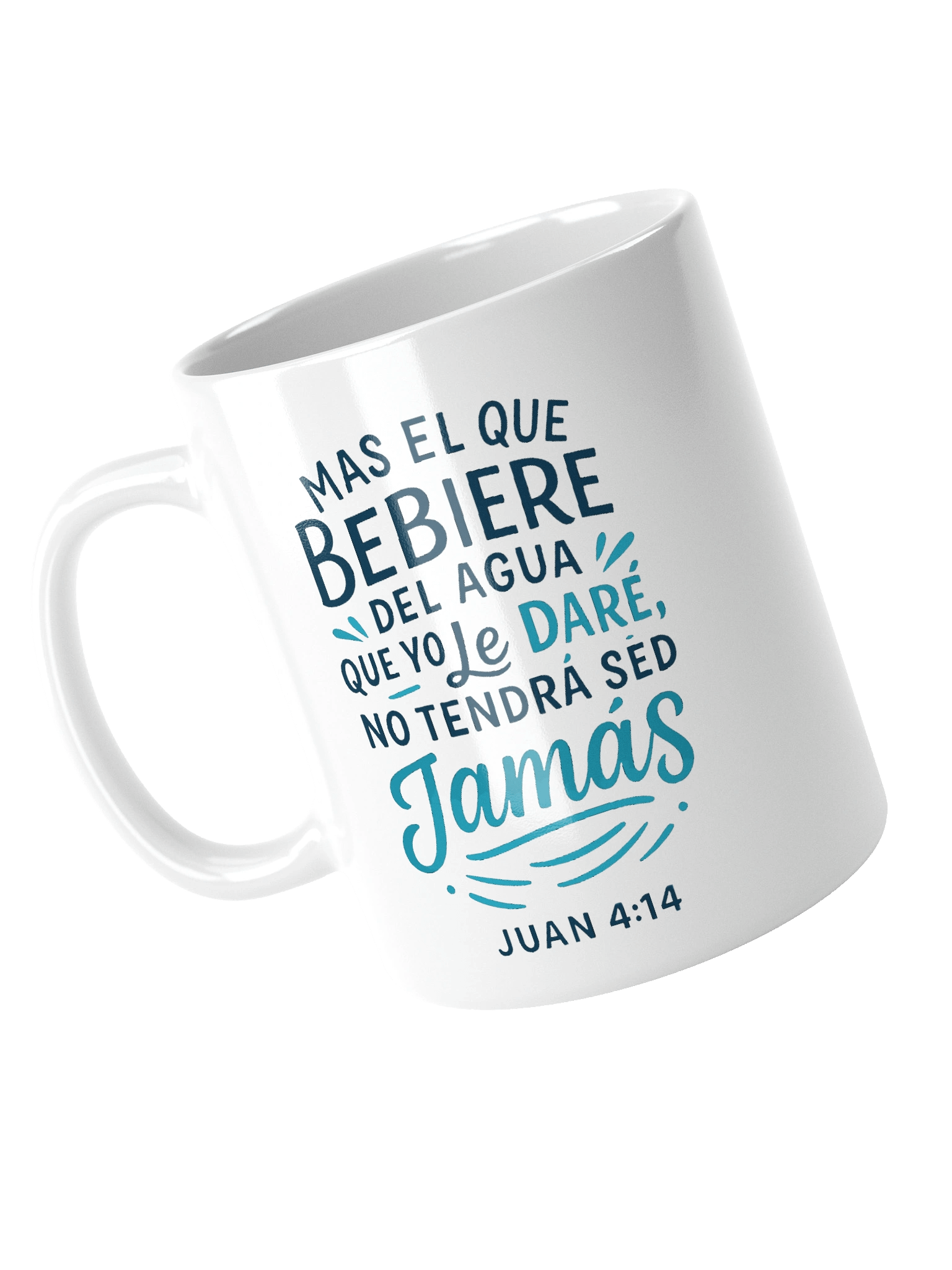 Christian Mug (Spanish) – John 4:14 “No tendrá sed jamás” product image (11)