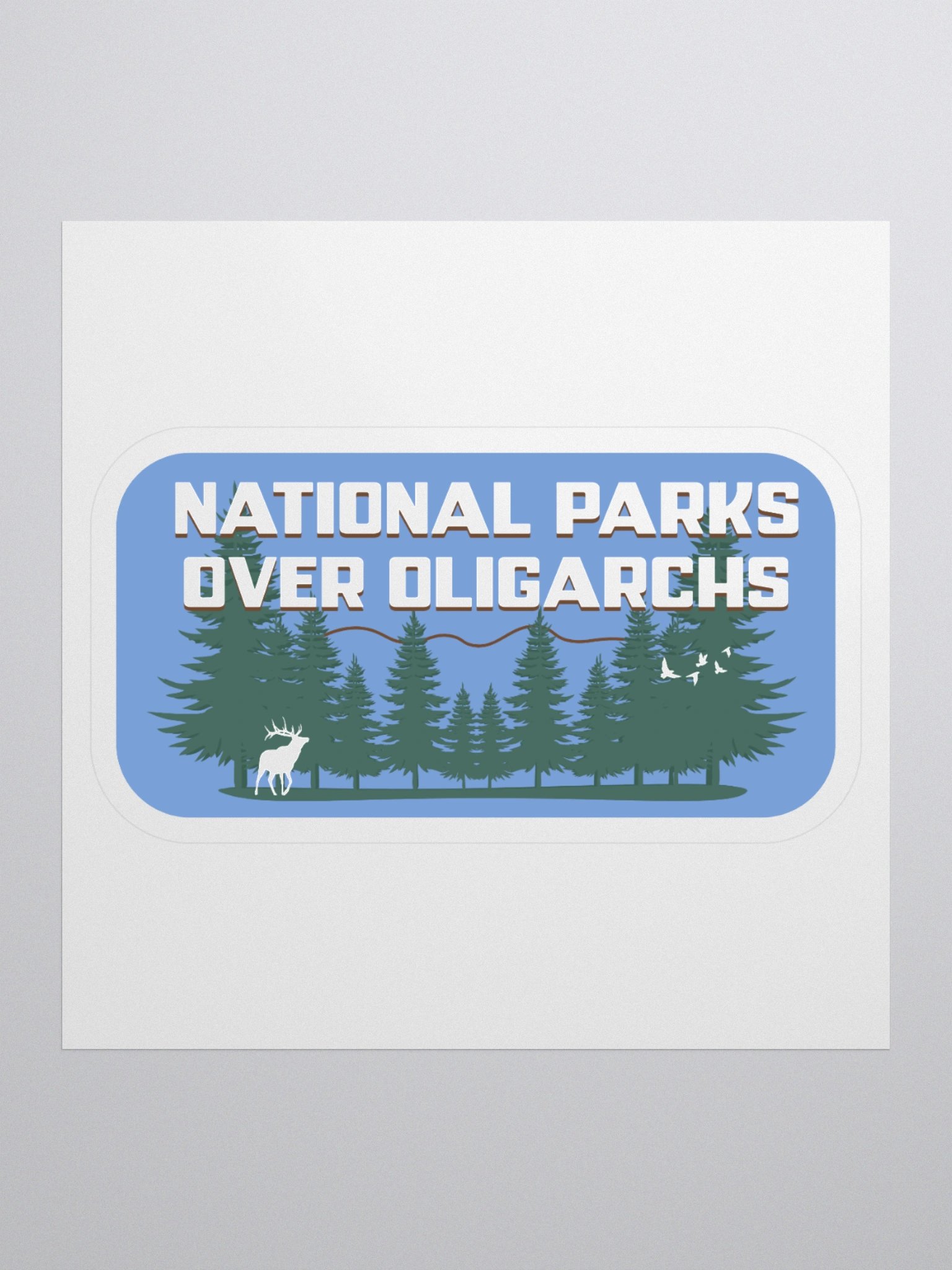 National Parks Over Oligarchs - Blue product image (1)