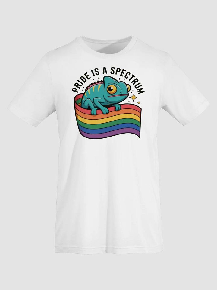 "Pride is a Spectrum" Chameleon T-Shirt - Celebrate Inclusivity with Graphic Grove product image (1)