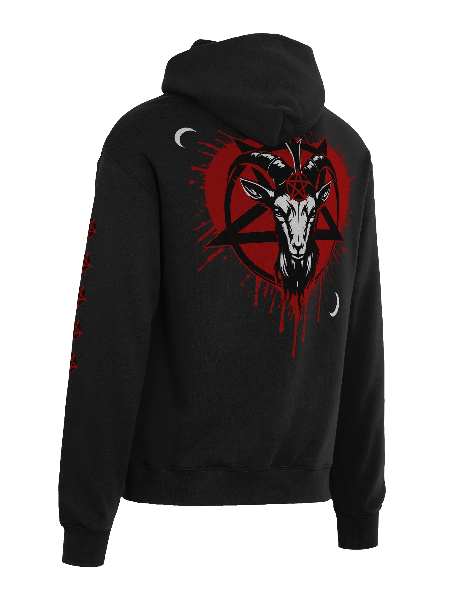 Baphomet Defiant Illumination Unisex Premium Hoodie product image (6)