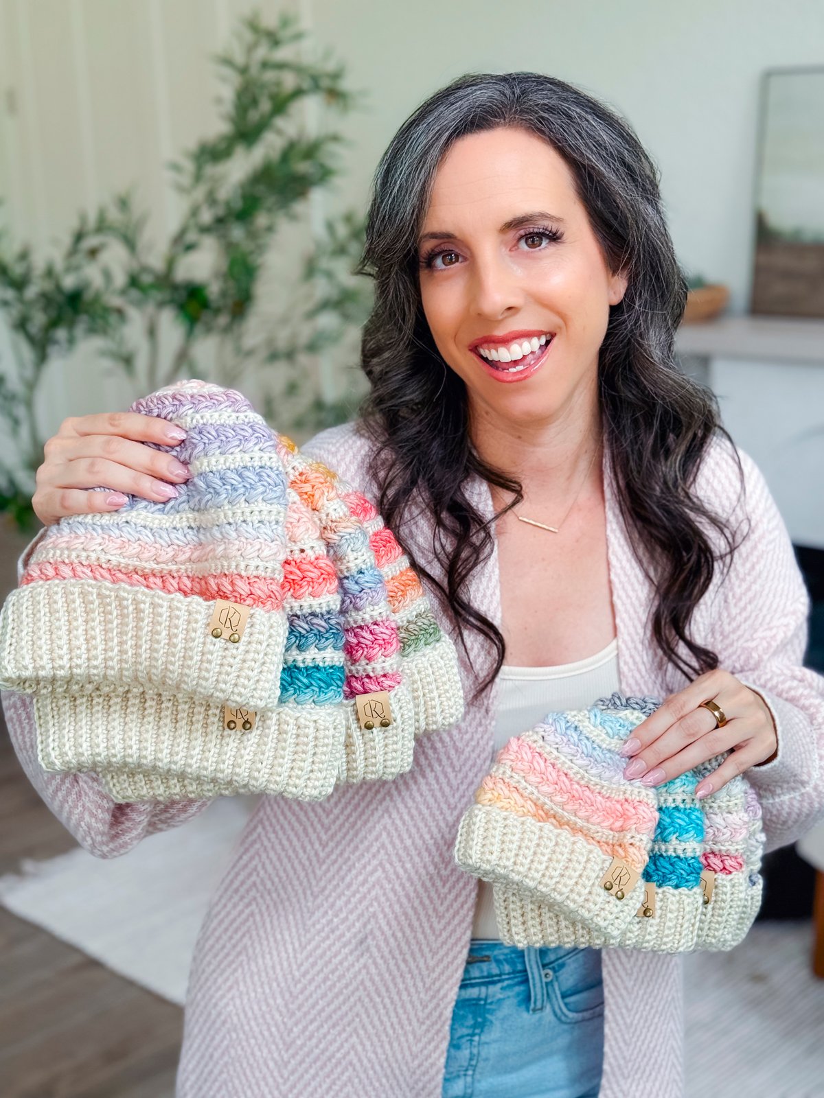Wheat Stitch Crochet Beanie Pattern with Video Tutorial | Newborn–Adult product image (5)