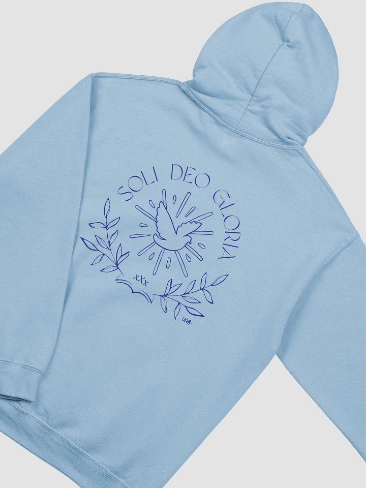 Soli Deo Gloria [Indigo] (Gildan Classic Hoodie) product image (2)