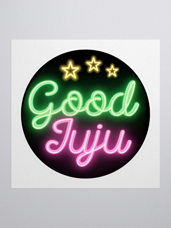 Neon Good Juju Stickers product image (1)