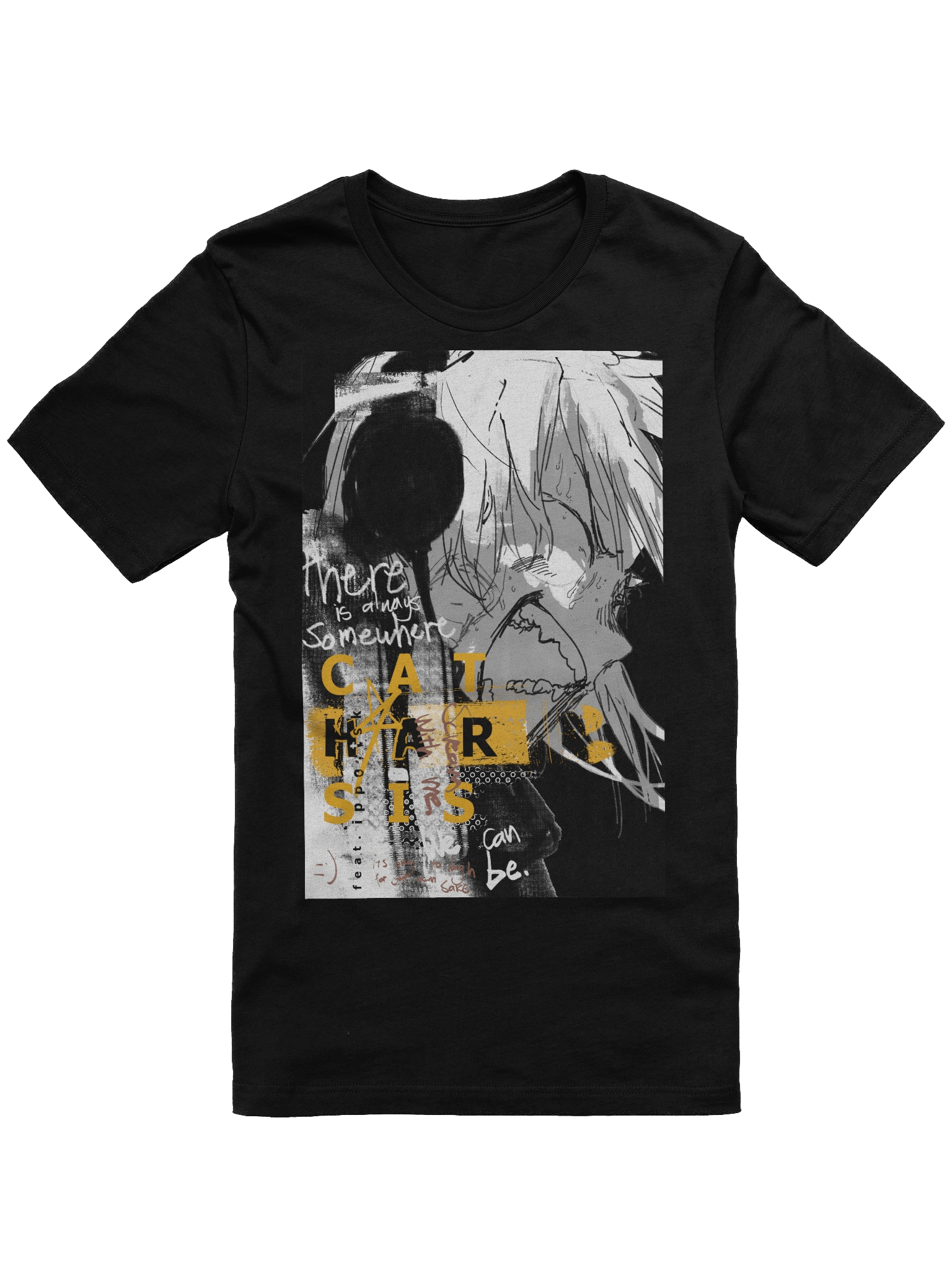 "Scream with me." Bella+Canvas T-shirt product image (1)
