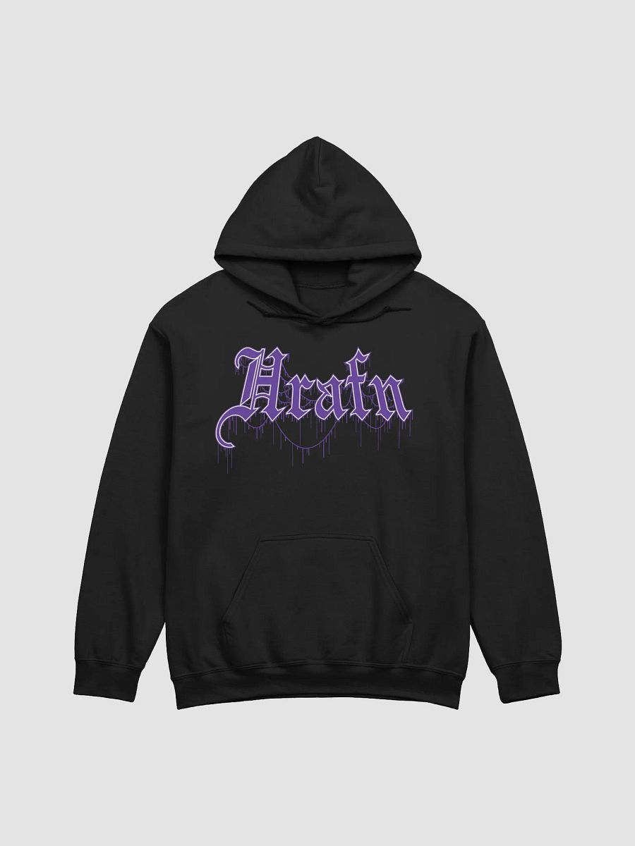 Hrafn Gothic Purple Logo Hoodie product image (1)