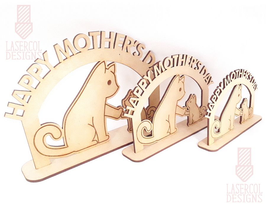 Mother's Day Gift Plaque (Three Sizes) Set 3 - Laser Cut Files product image (10)
