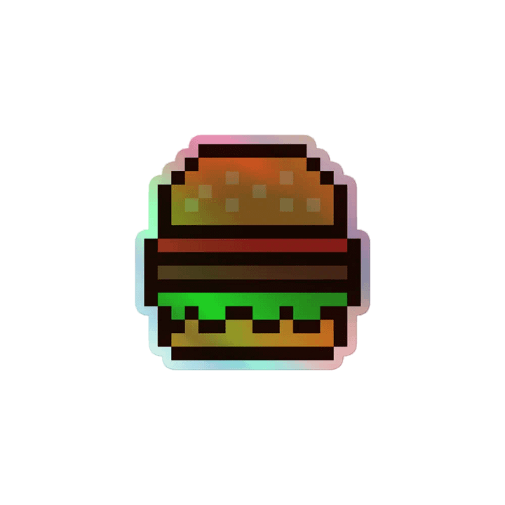 The Bun Hub Holographic Sticker product image (1)