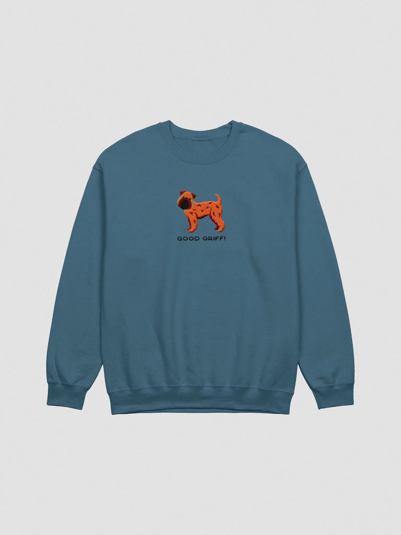 Good Griff! Sweatshirt (Embroidered) of a Brussels Griffon(Red) product image (4)