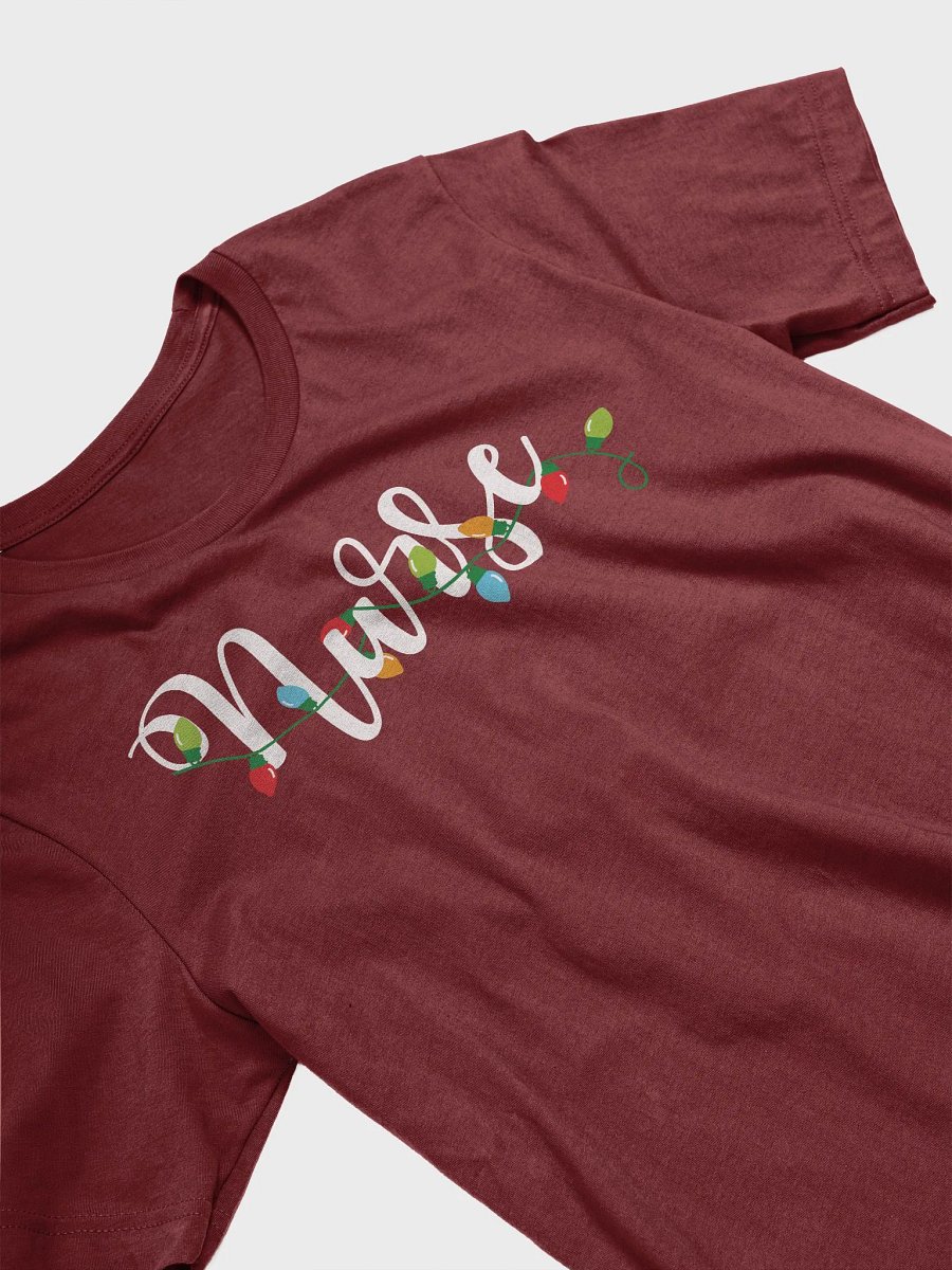 Festive Nurse Christmas Lights Tee product image (5)