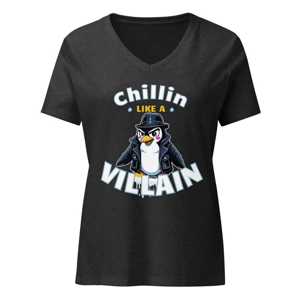 Chillin' Penguin Women's V-Neck Tee product image (3)
