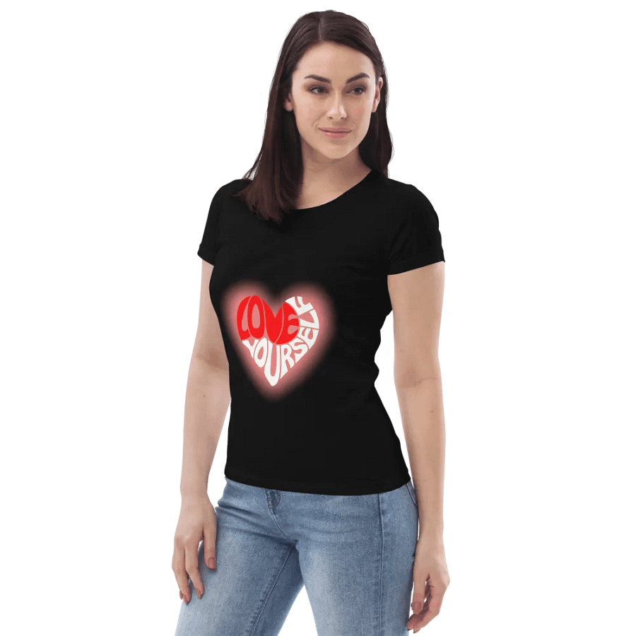 Love Yourself Heart Graphic Tee product image (7)
