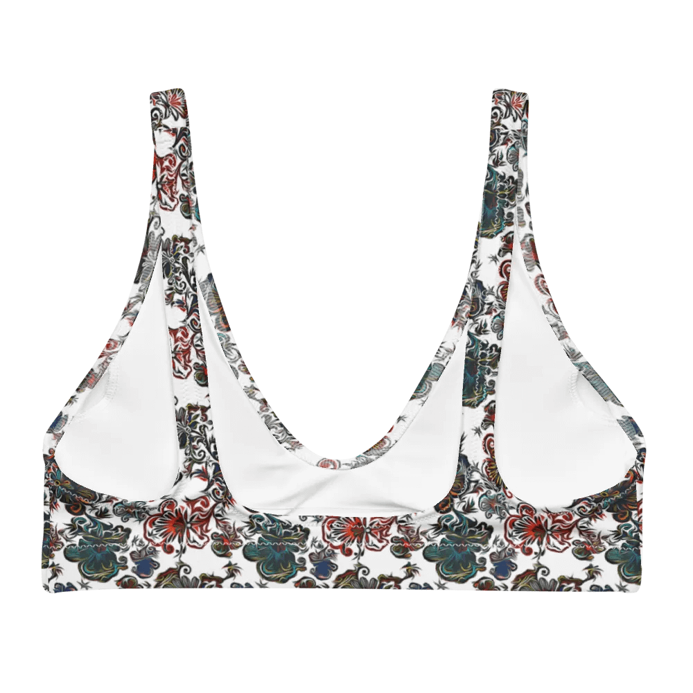Mysterious Flowers | Recycled Padded Bikini Top product image (8)
