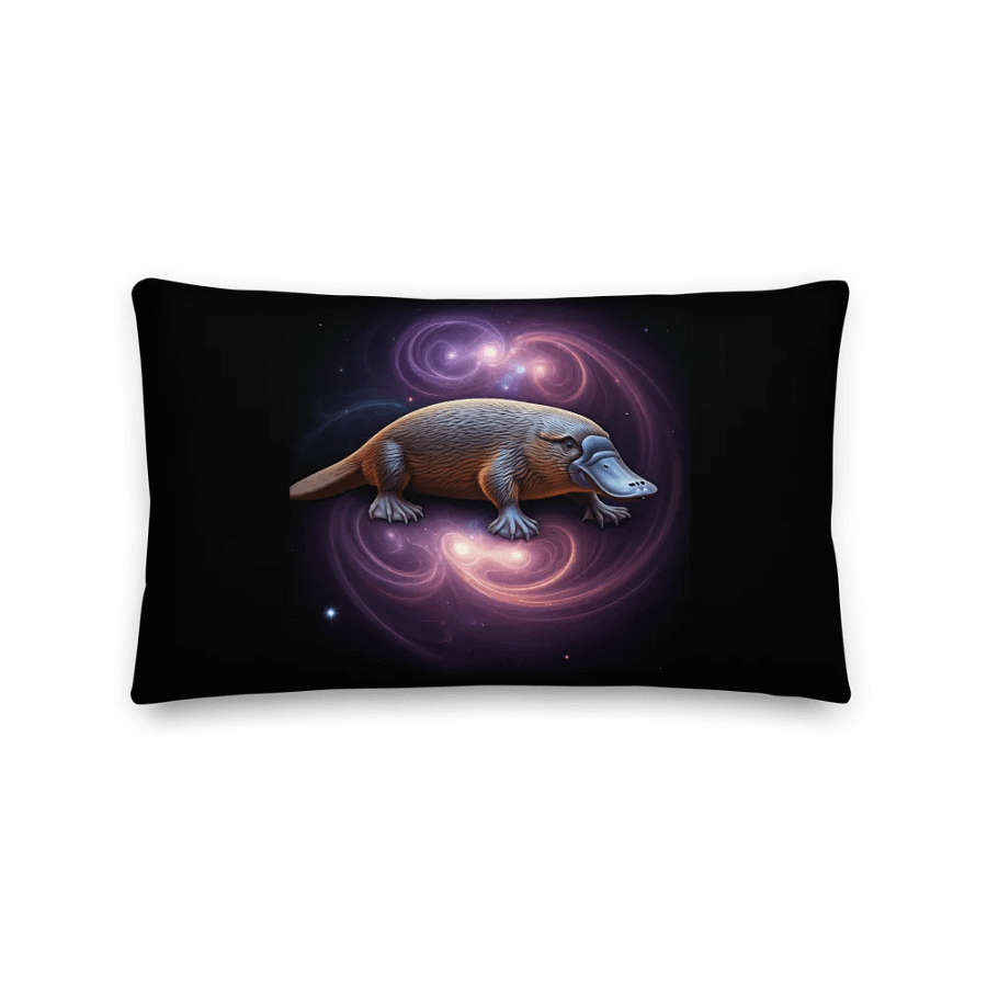 Galactic Platypus Pillow product image (11)