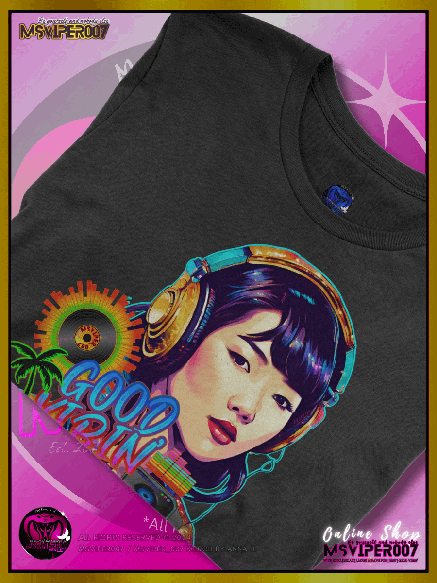 T-Shirt - MsViper007's "Good Vibin' [spectrum - V4]" Cozy Womens T-Shirt By Anna H. product image (3)