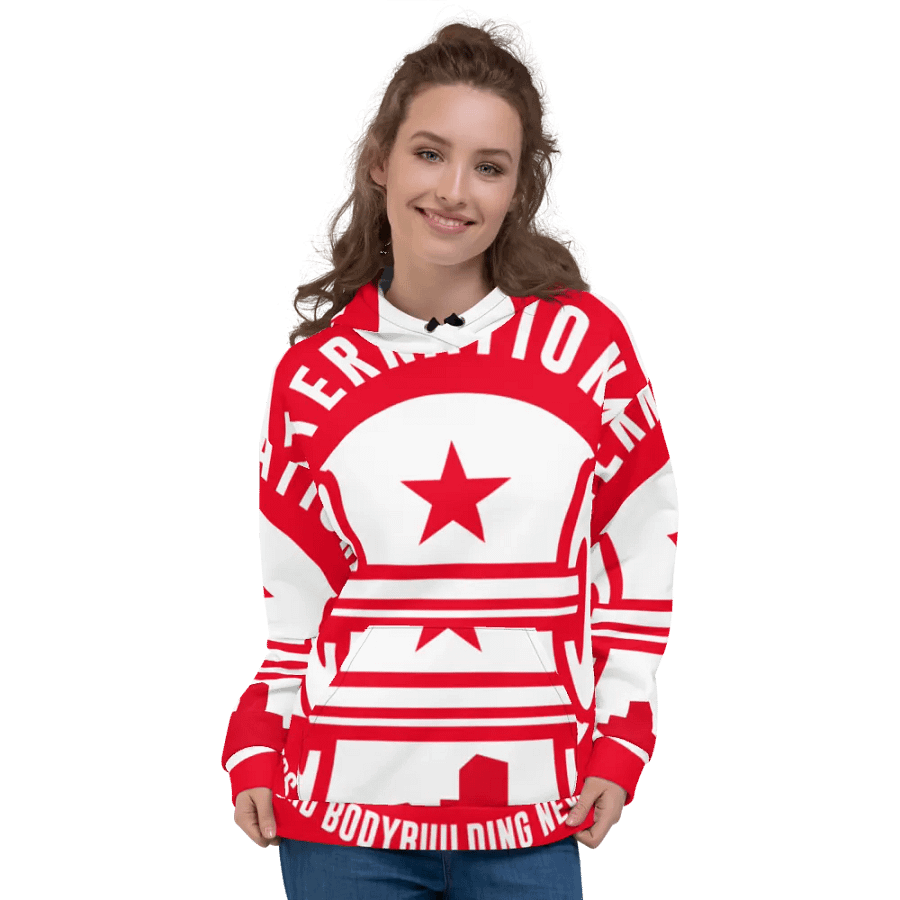 IFBNewsfeed.Org's All-Over Print Recycled Unisex Hoodie product image (3)