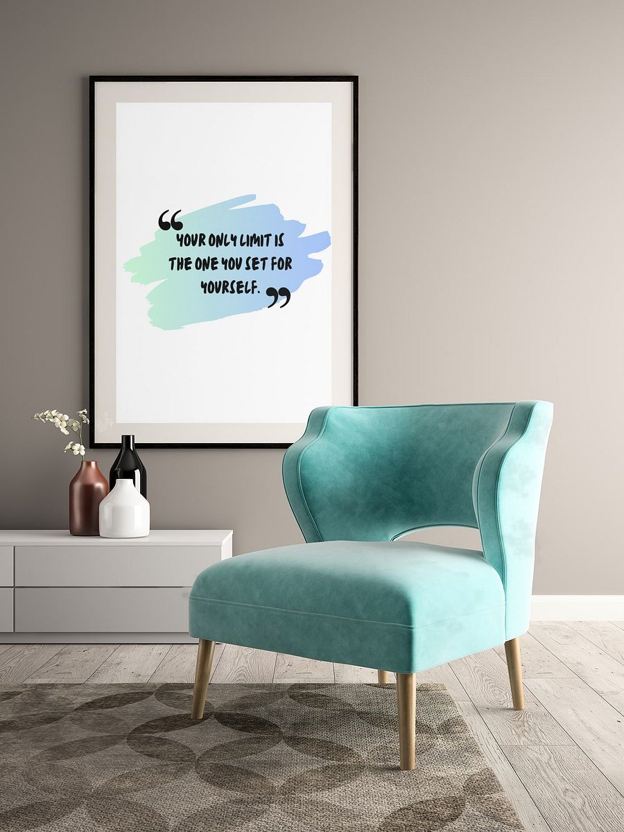 Inspirational Wall Art, Empowering Home Office Decor, Self-Motivation Quote Print, Positive Mindset Poster, Encouragement Gift Idea product image (4)