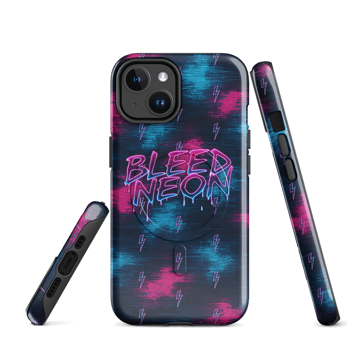Bleed Neon iPhone Case product image (1)