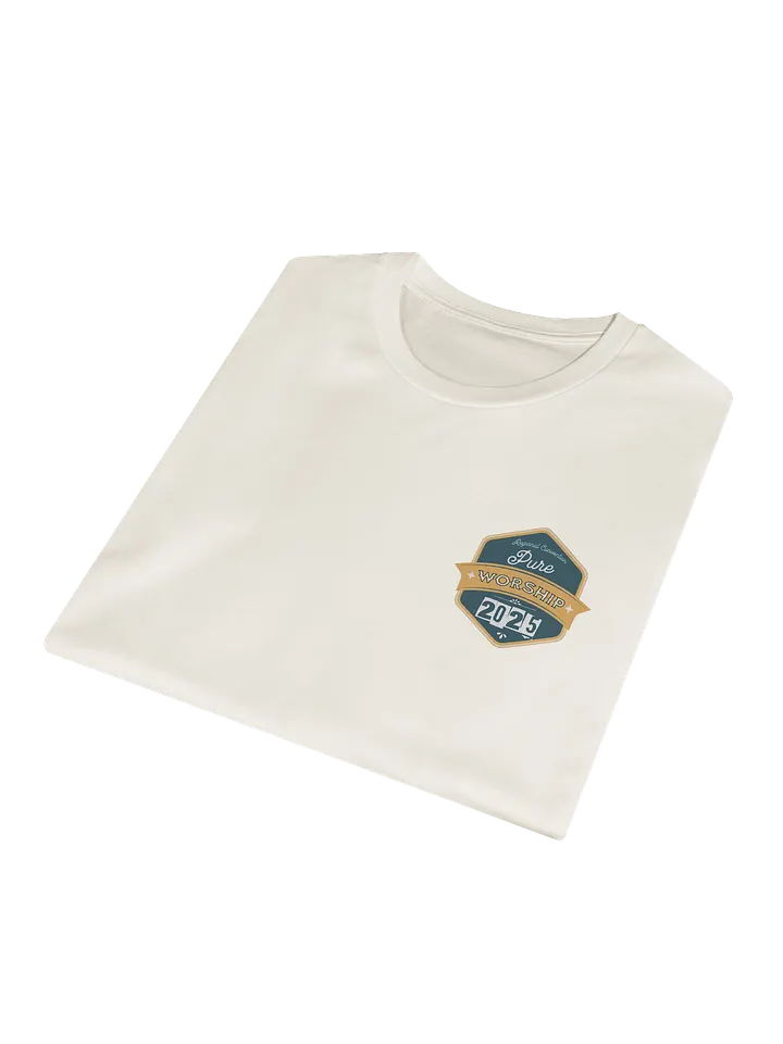 2025 "Pure Worship" Regional Convention Retro Badge T-Shirt product image (2)