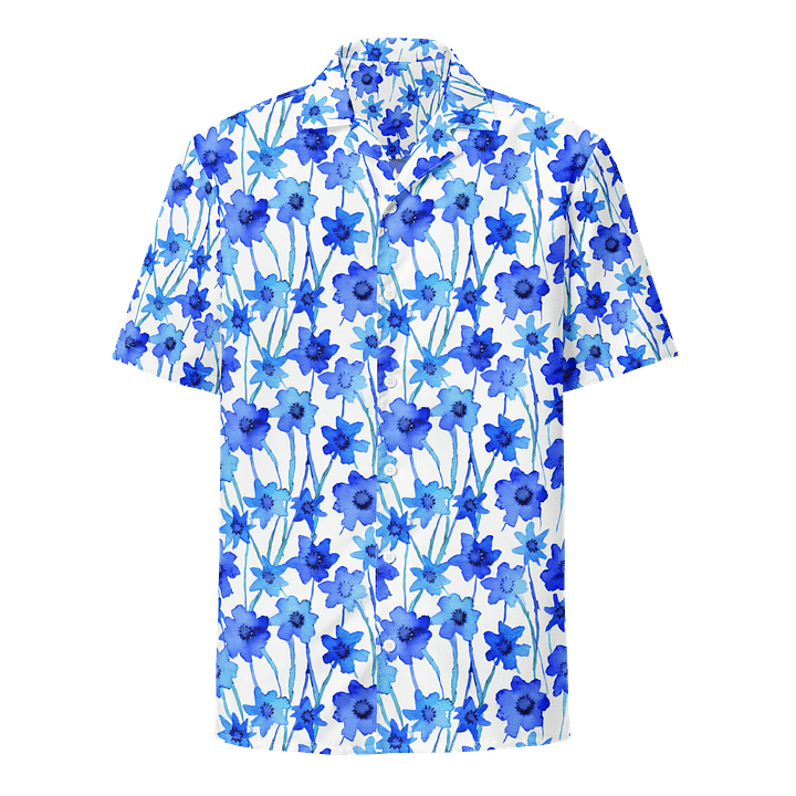 Blue Borage Hawaiian Shirt product image (1)