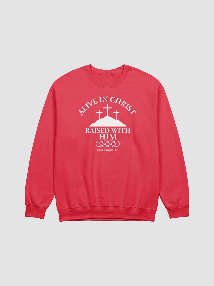 Alive in Christ, Raised with Him – Resurrection Life Sweatshirt product image (5)