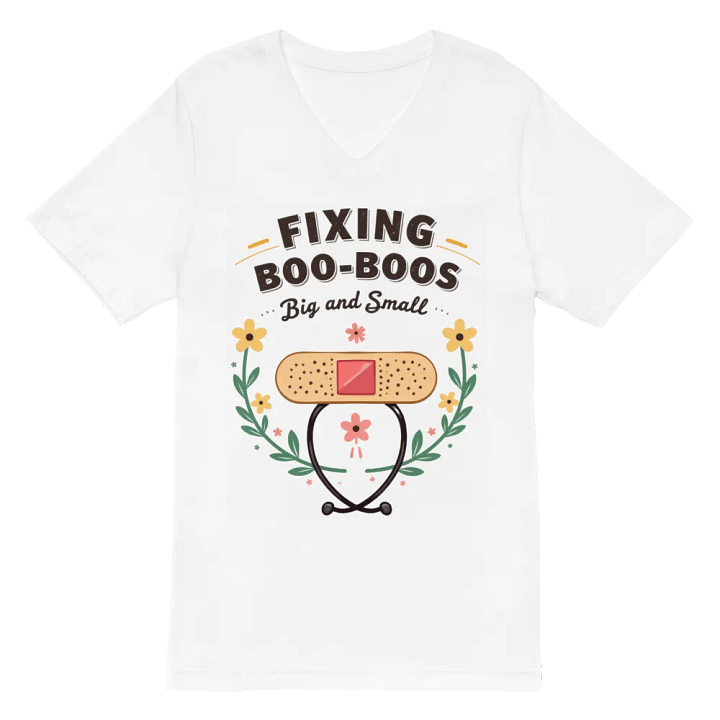 Healing Floral V-Neck Tee product image (2)