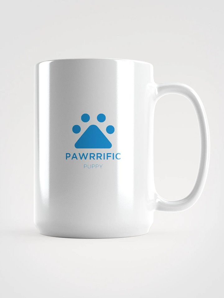 Pawrrific Puppy Logo White Glossy Mug product image (1)