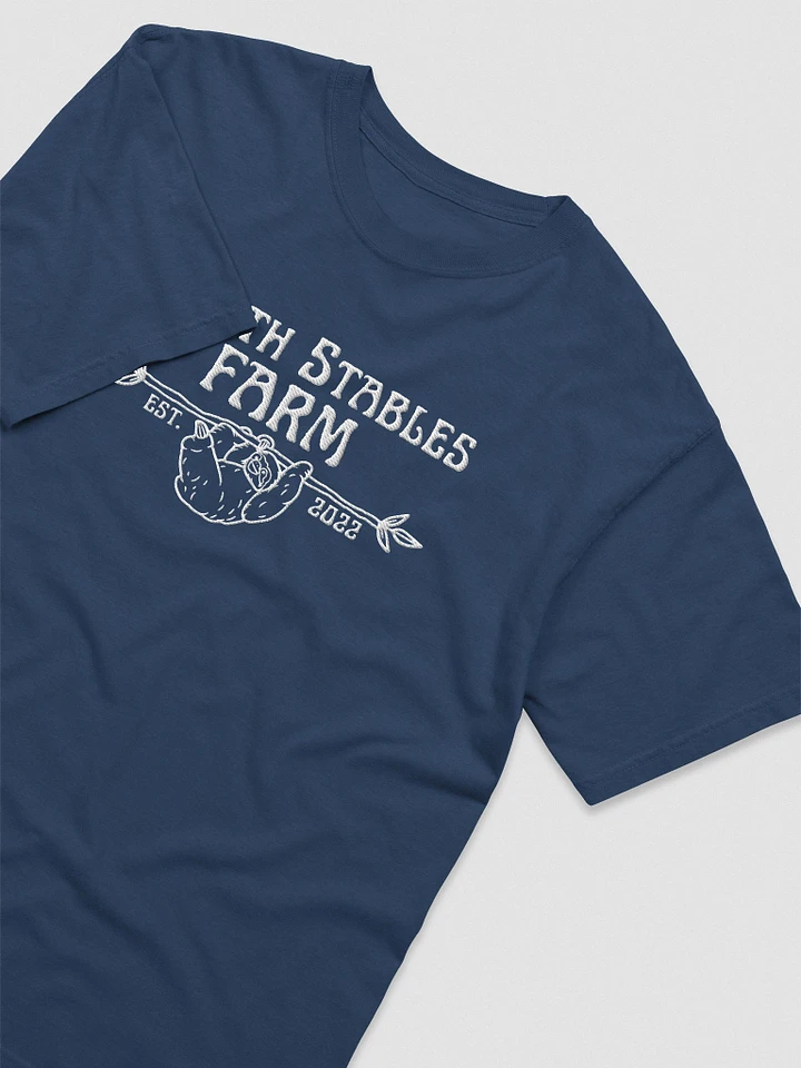 Sloth Stables Farm Tee - Embroidery White product image (1)