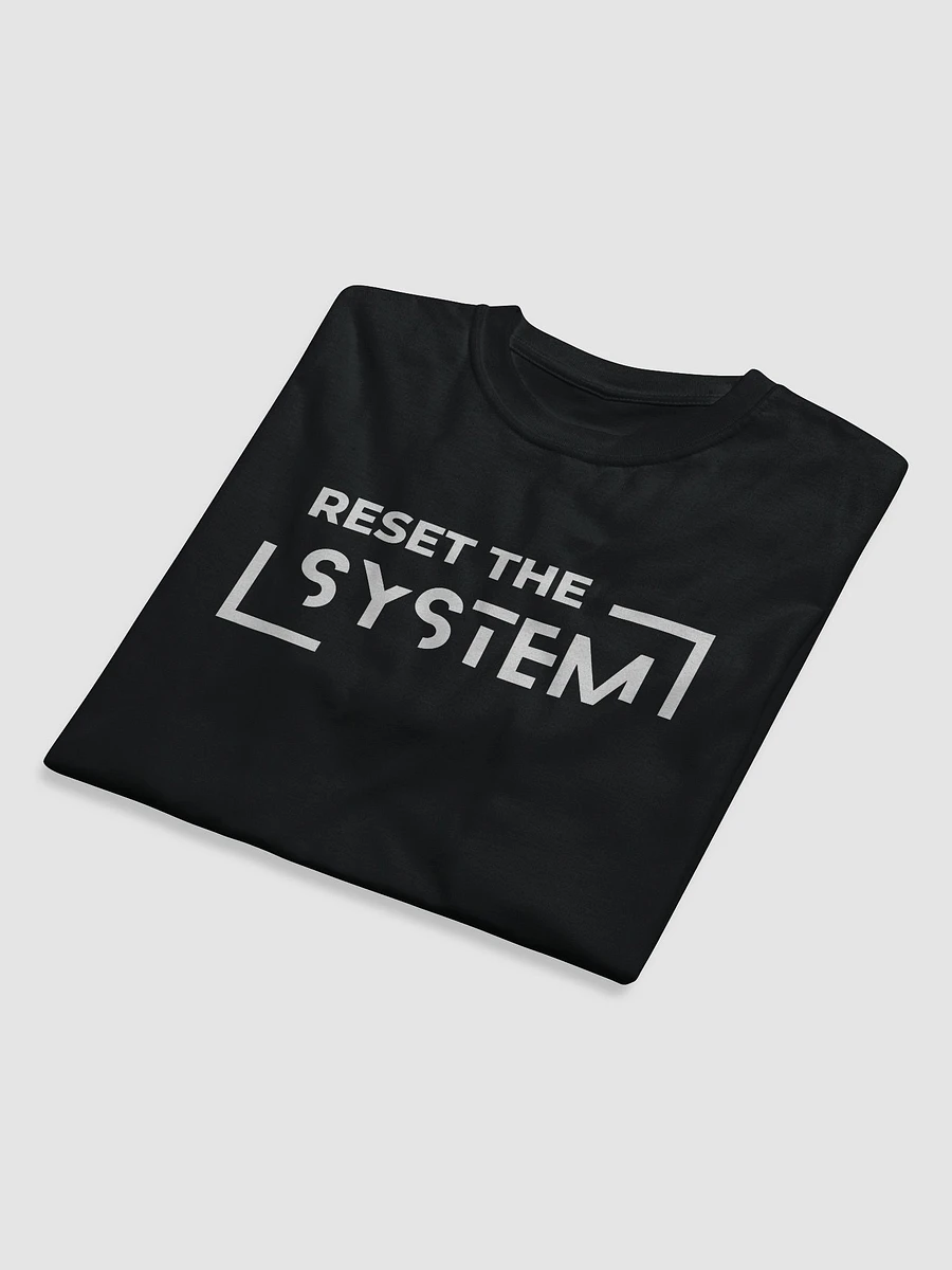 Unisex organic t-shirt reset the system product image (5)