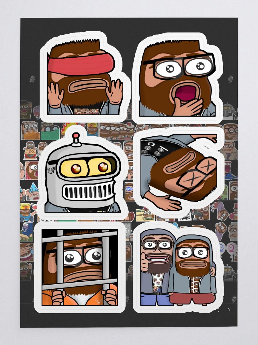 Leopard emote stickers 3 product image (3)
