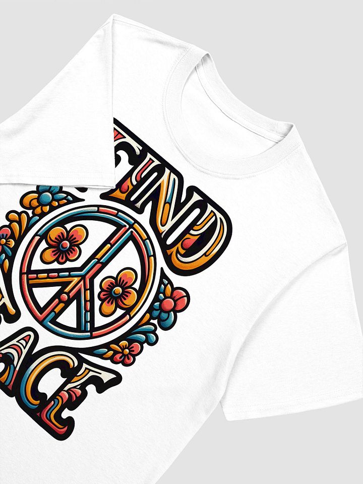 Floral Peace Sign Unisex T-Shirt product image (2)