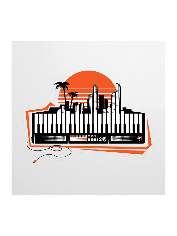 Keyboard City sticker product image (1)
