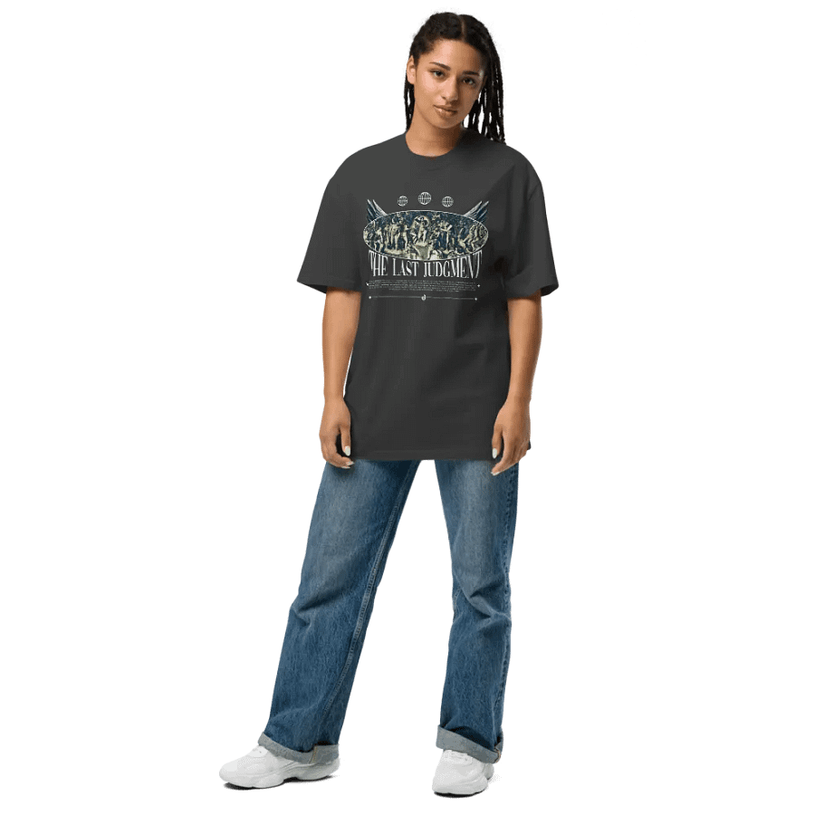 Judgment Day - BUIII Remix Premium Oversized Faded T-Shirt - Black product image (7)