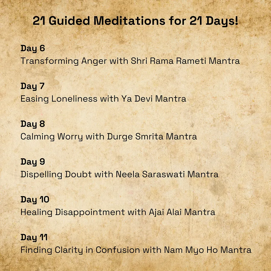 21 Sacred Mantras for Transformation [Digital Download] product image (3)