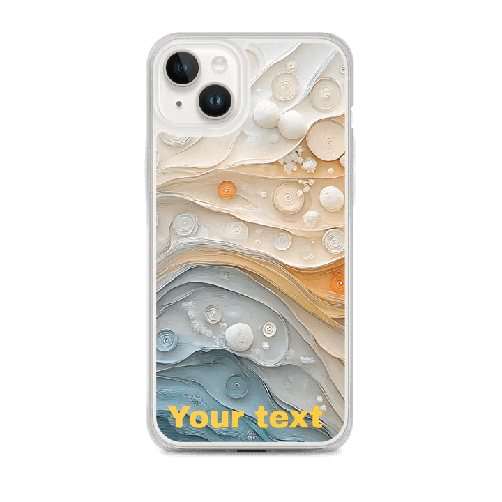 Abstract Waves MagSafe® iPhone® Clear Case product image (1)