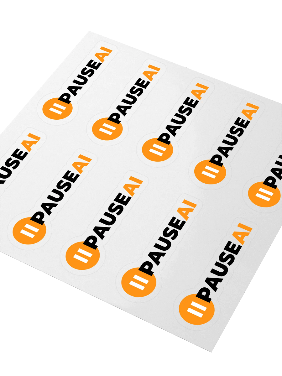 10 PauseAI Stickers product image (3)