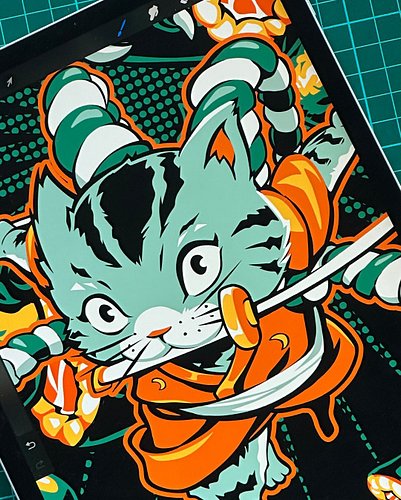 The Samurai Cat start slicing dragons

Into this kind of design?
Let’s collaborate on a custom tee that fits your brand or pe...