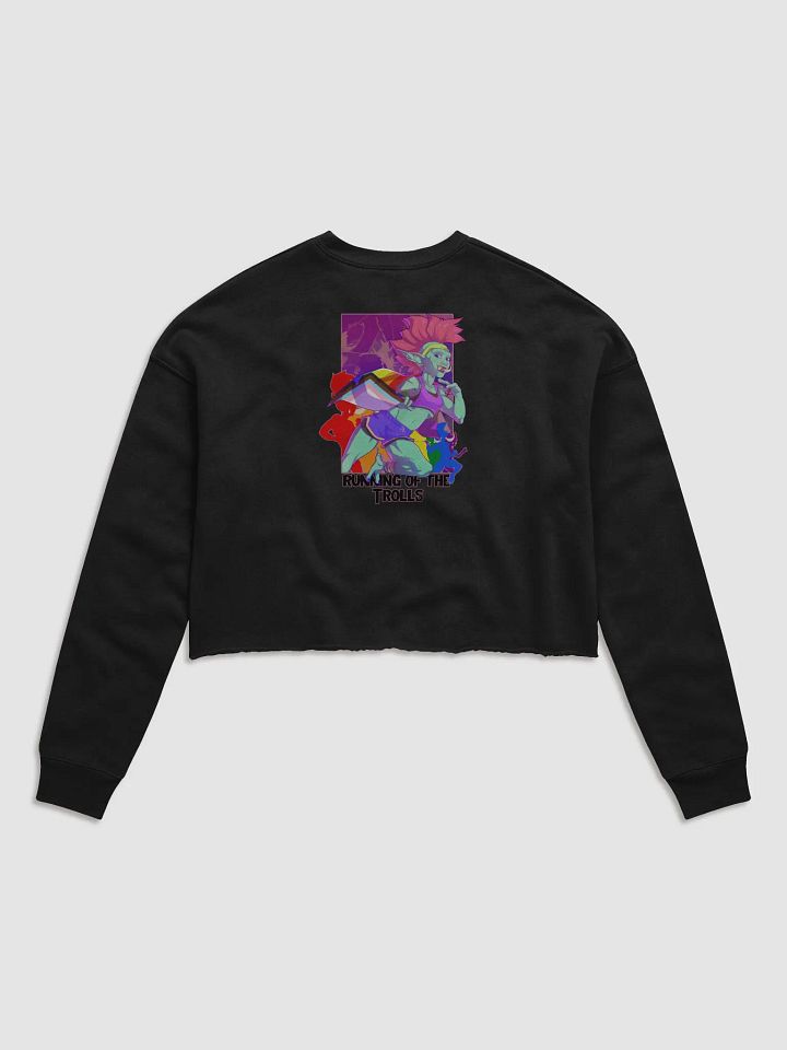 Troll Racer Crop Sweatshirt - by Eggu product image (1)