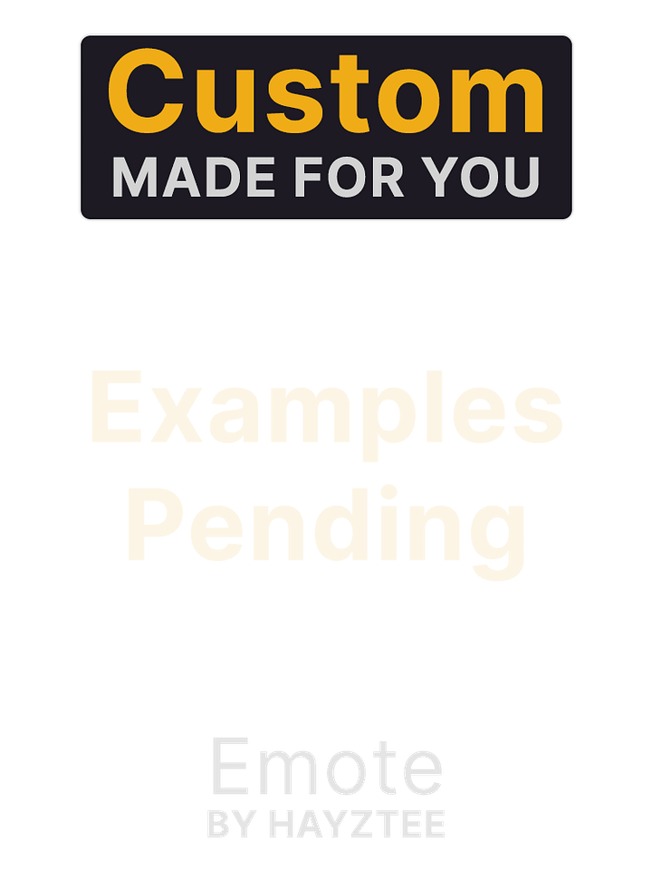 Custom Handdrawn Emote by HayzTee product image (1)