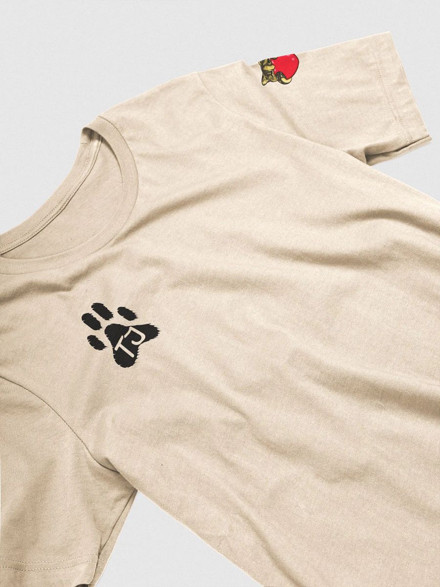 TJ Heart Sleeve Supersoft T-Shirt (black detail) product image (34)