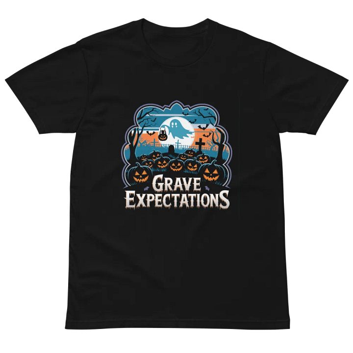 Grave Expectations Halloween Premium Tee product image (2)