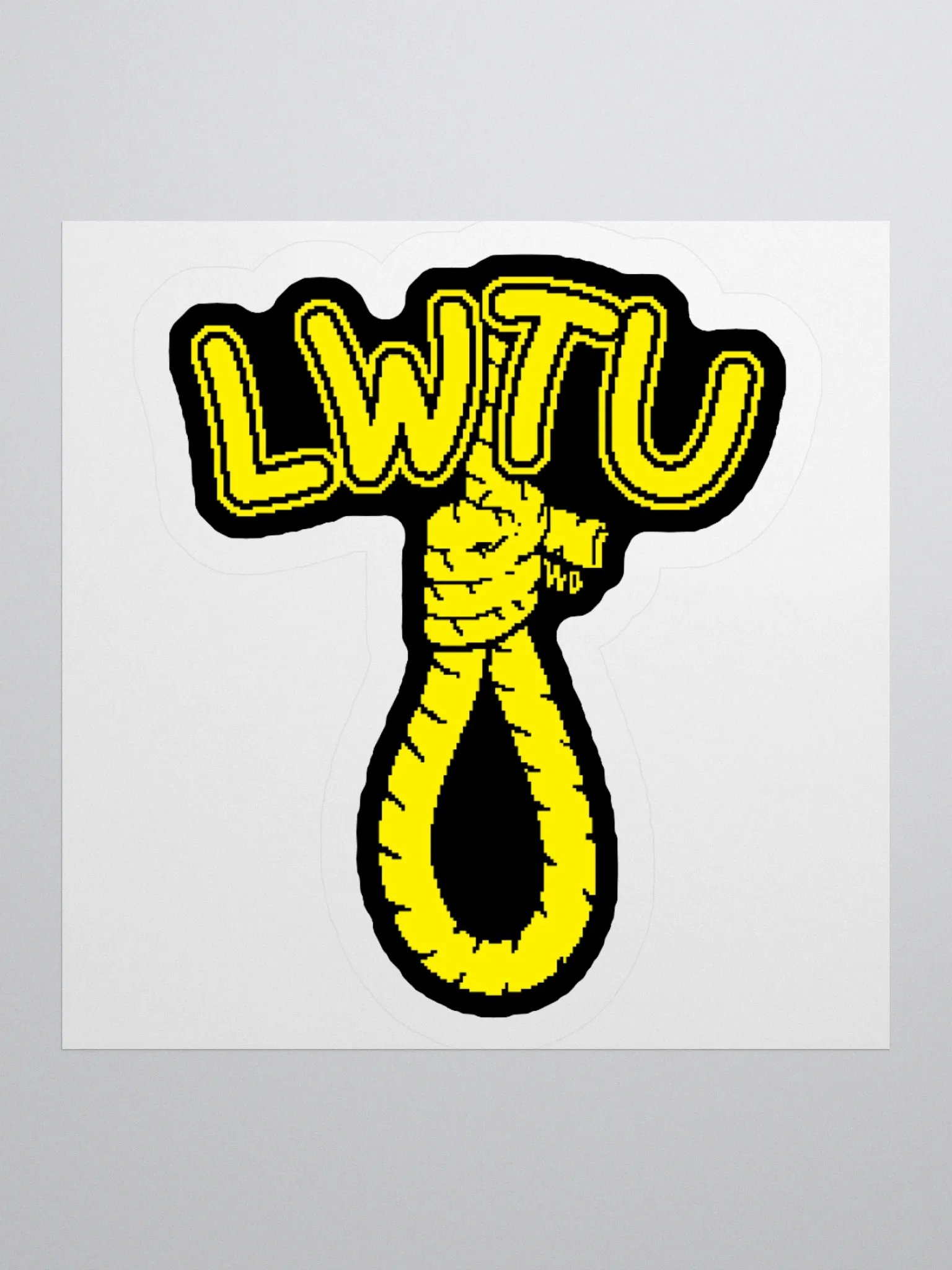 LWTU Rope Pixelated Sticker product image (1)