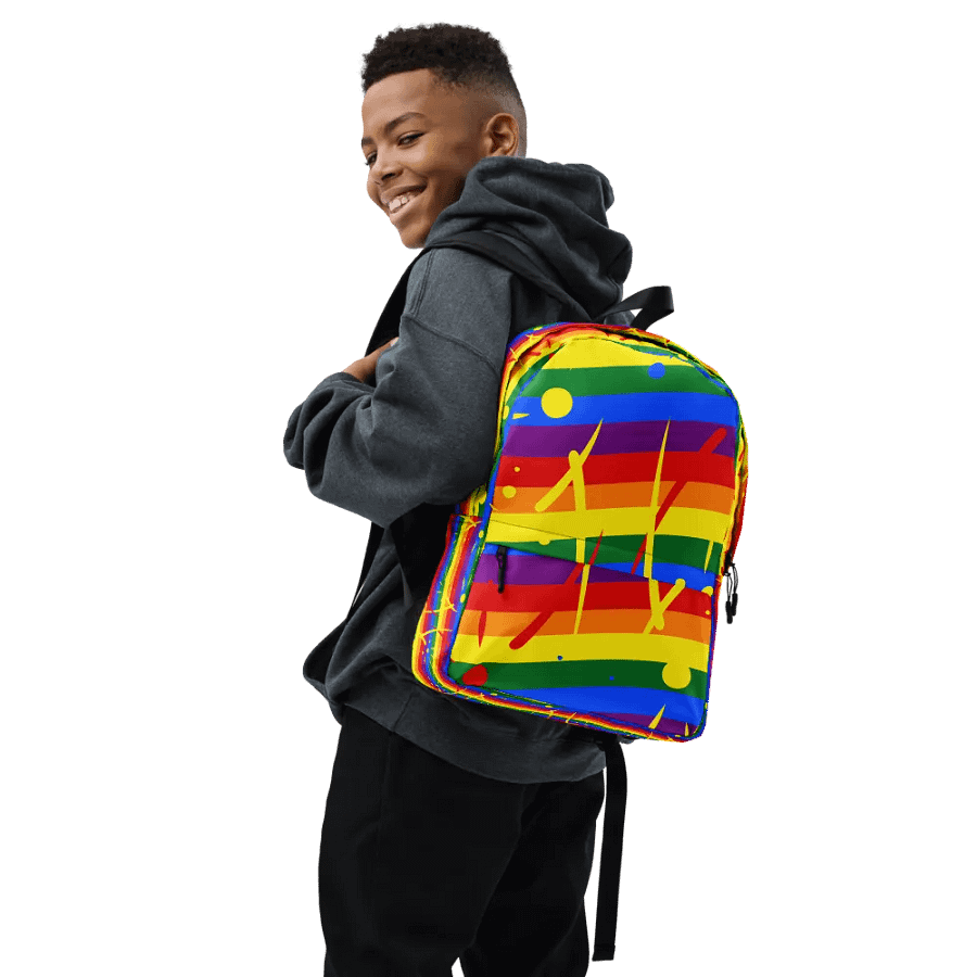 Back To School Rainbow Backpack Bag product image (7)