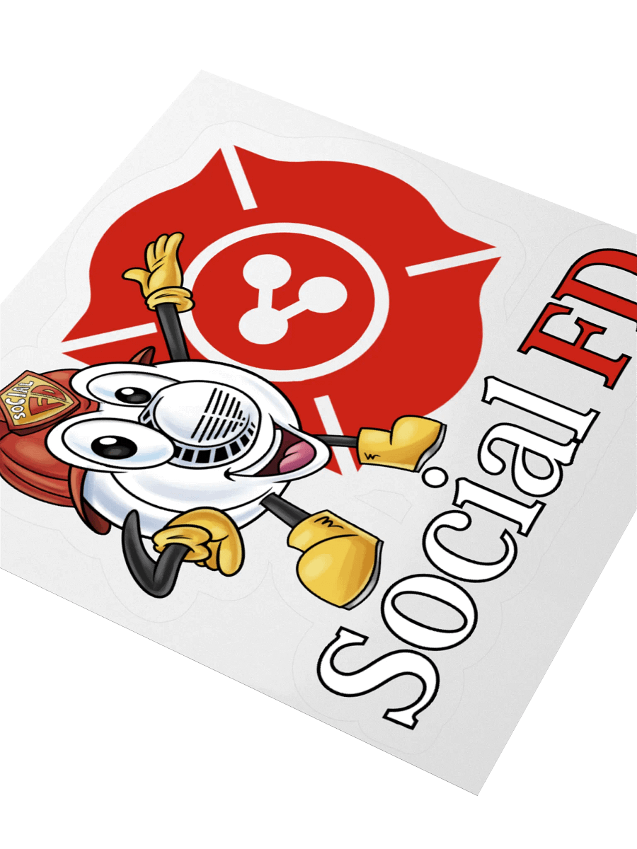 Social FD Mascot Sticker product image (7)