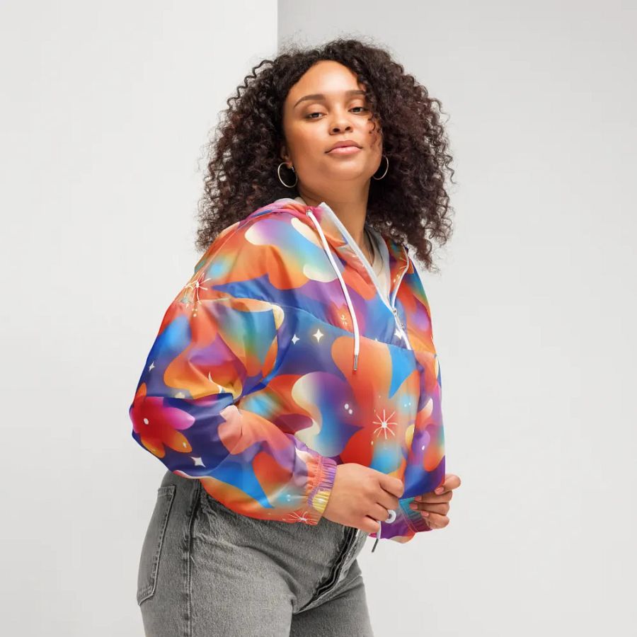 Clownfish but Cute Cropped Windbreaker product image (10)
