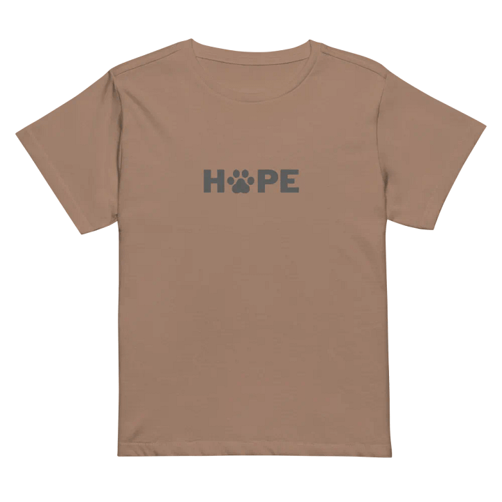 "HOPE" Paw Print Baby Tee, Women's product image (1)