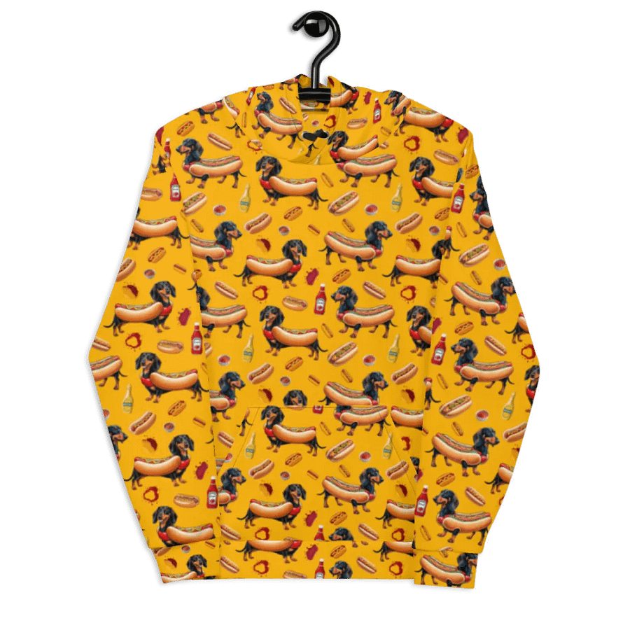 Dachshund Delight All-Over Hoodie (Primal) product image (7)