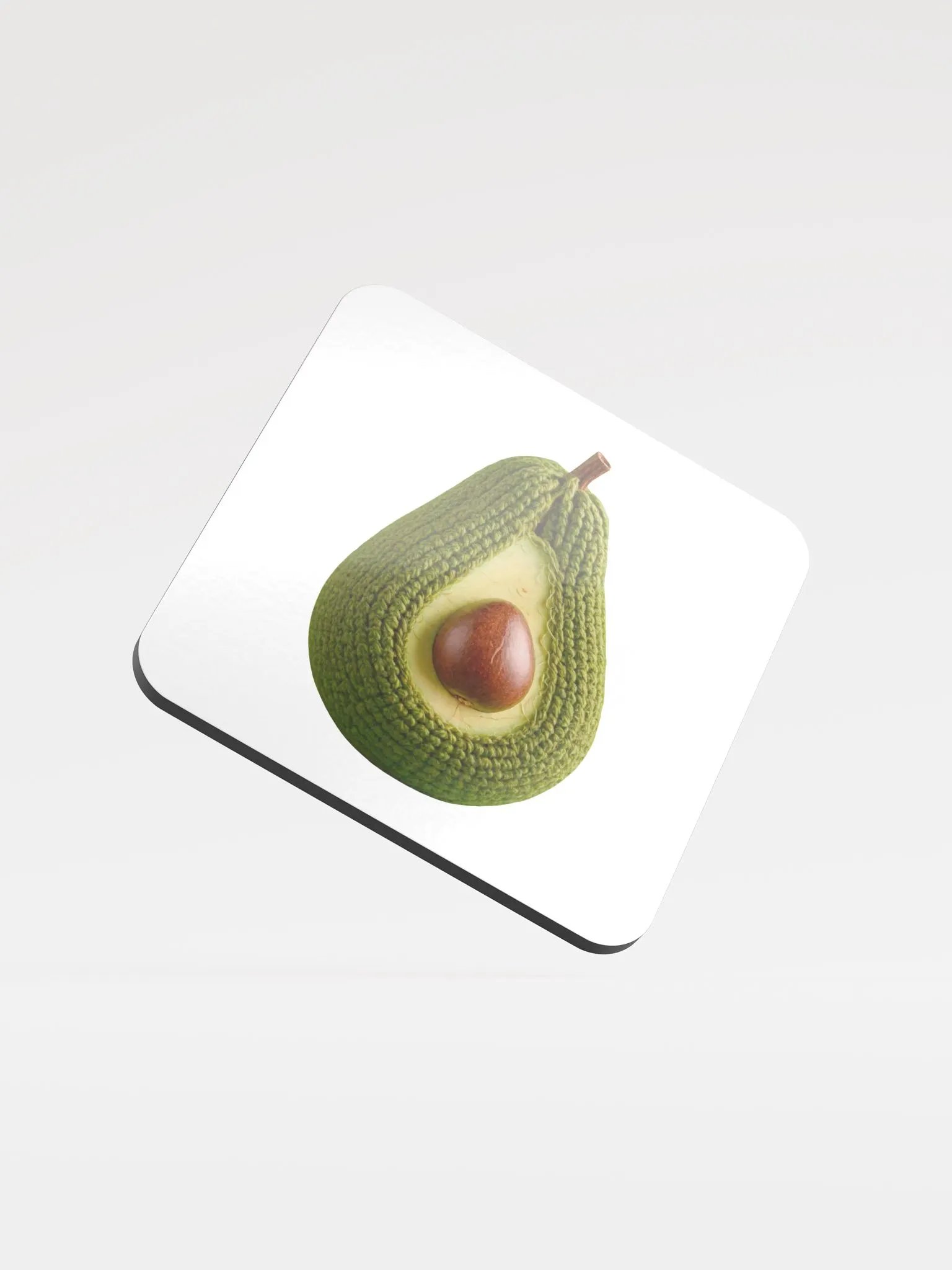 CozyAvocado Glossed Cork Coaster Avocado #1 product image (1)